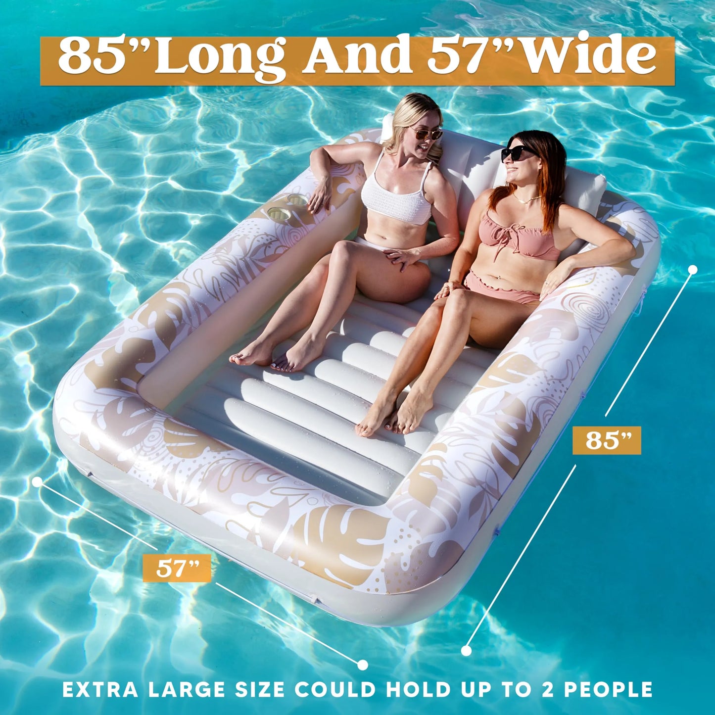 Piscine de bronzage gonflable pour adultes