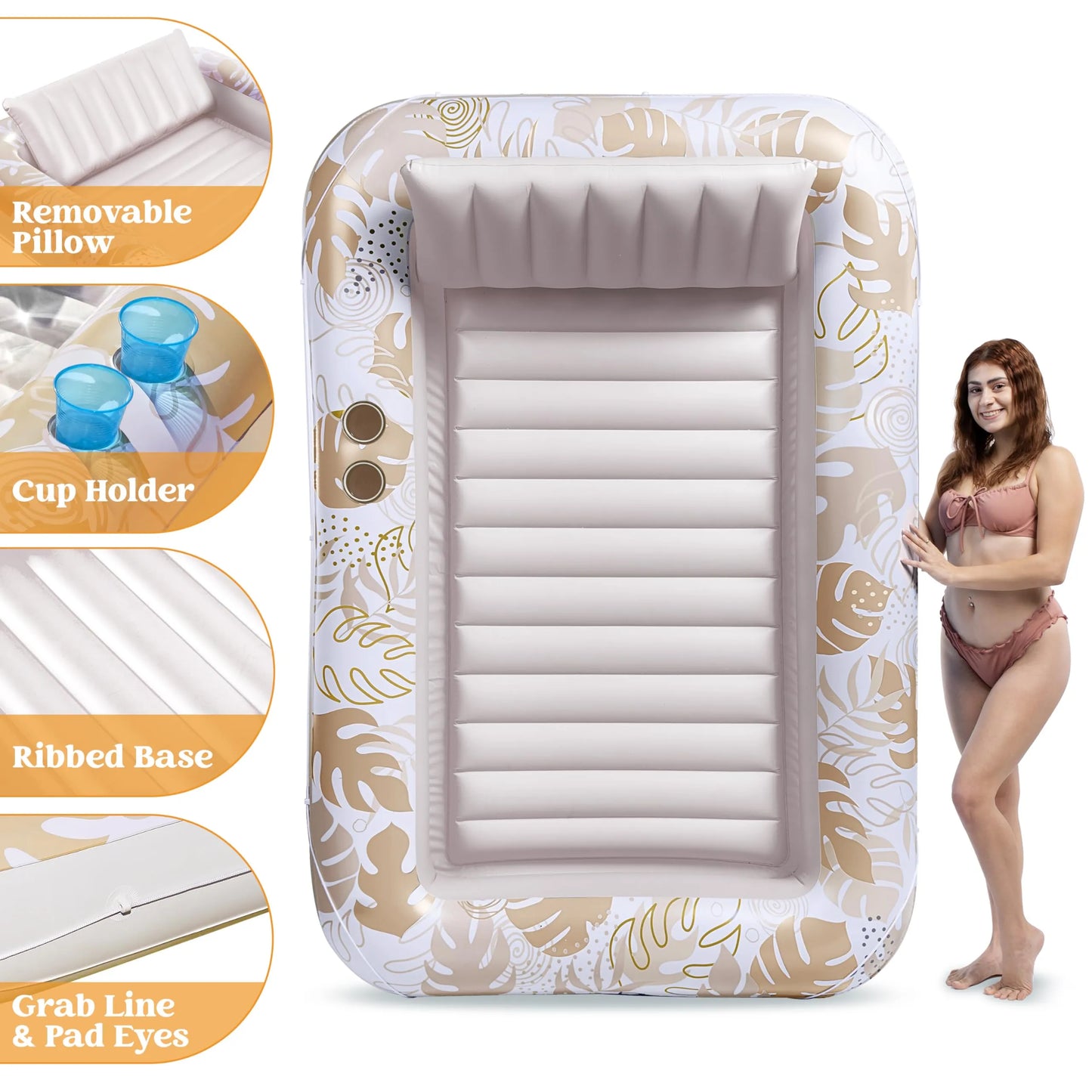 Piscine de bronzage gonflable pour adultes