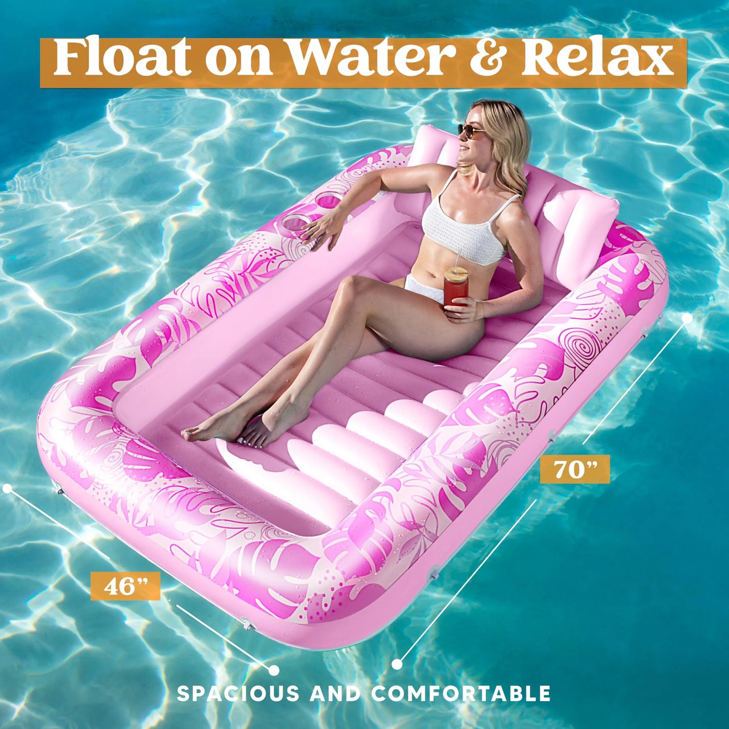 Piscine de bronzage gonflable pour adultes