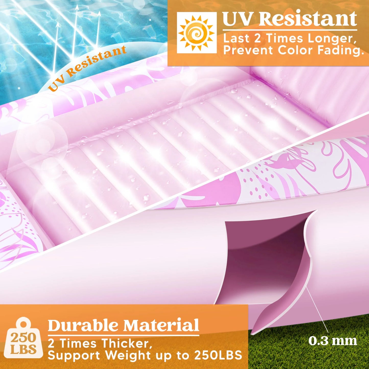 Piscine de bronzage gonflable pour adultes