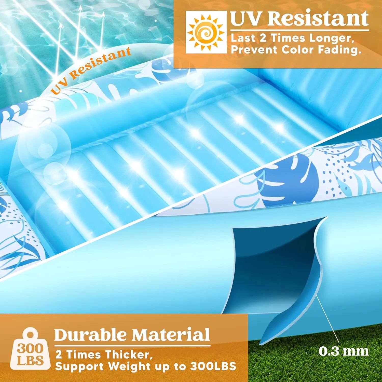 Piscine Gonflable XL Bleu
